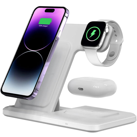 3 in 1 Wireless Charger 15W Wireless Charging Station