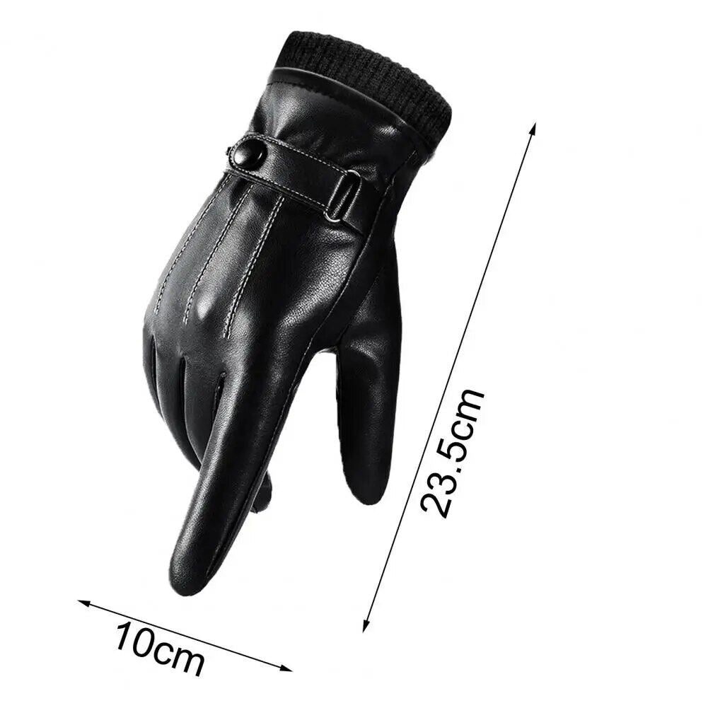 1 Pair Men Gloves Windproof Touch Screen Riding Gloves