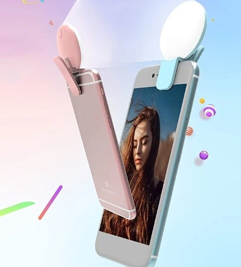 Mini Selfie Ring Light Portable Clip-on Selfie Fill Light