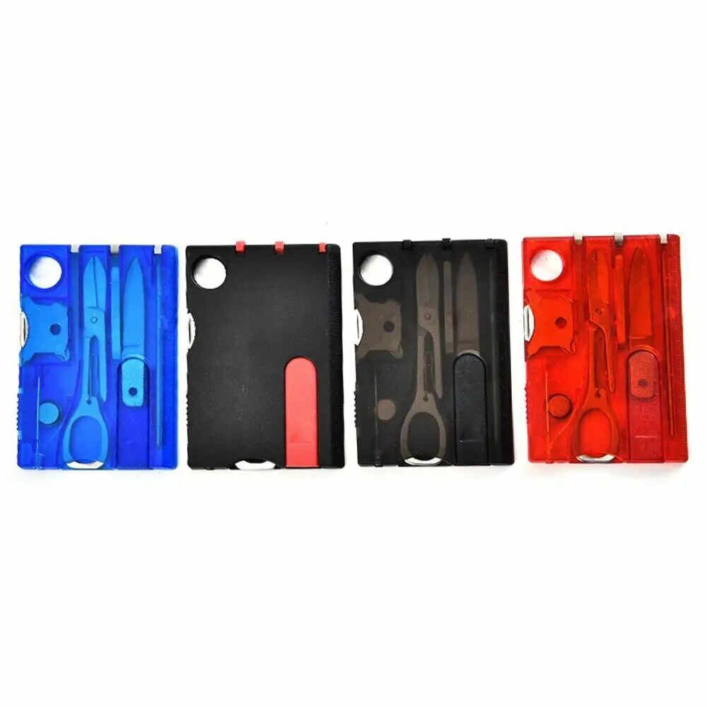12 in 1 Survival Card Portable Multi Tools Set Professional Outdoor Survival Tool