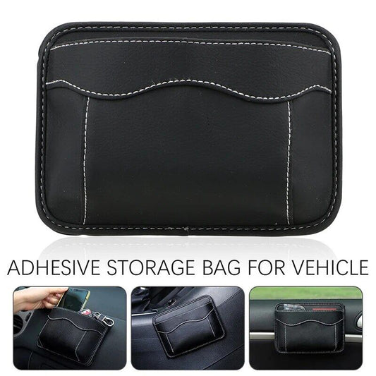 Universal Adhesive Wall Mounted Car Seat Storage Bag